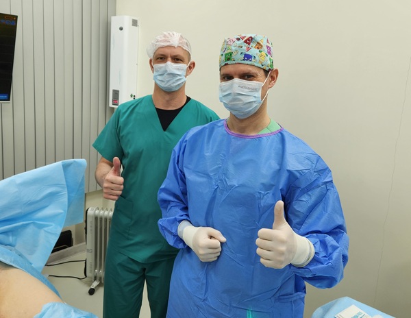 Флеболог Александренков Николай Владимирович в "Центре Флебологии № 1" с Раскиным В.В.